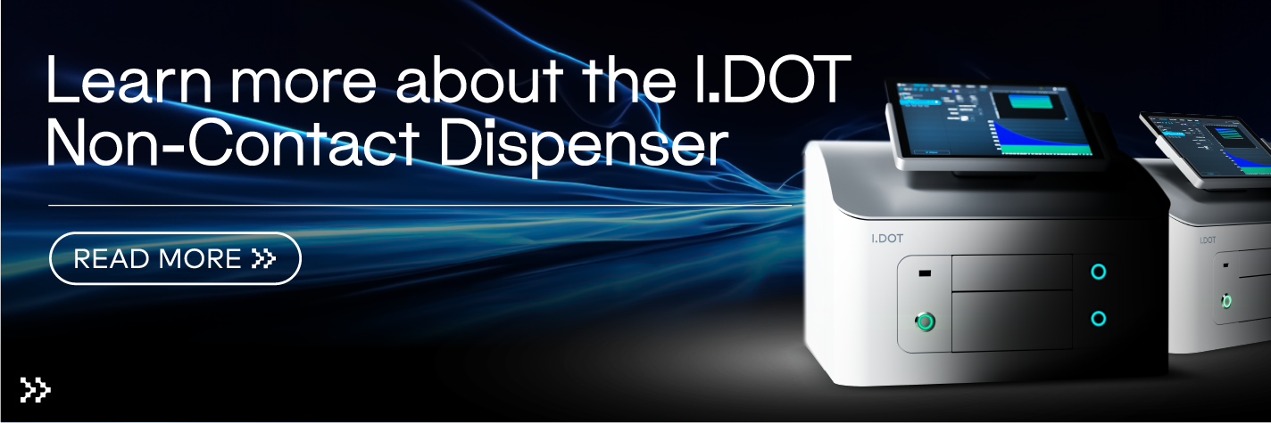 DISPENDIX’s I.DOT Non-Contact Dispenser offers a sustainable, tip-free solution ideal for eco-conscious scientists. 