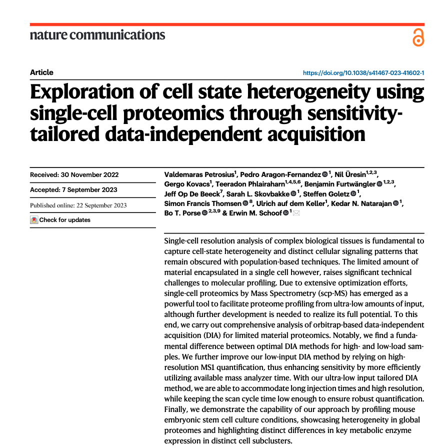 Exploring cell state heterogeneity using single-cell proteomics and the I.DOT