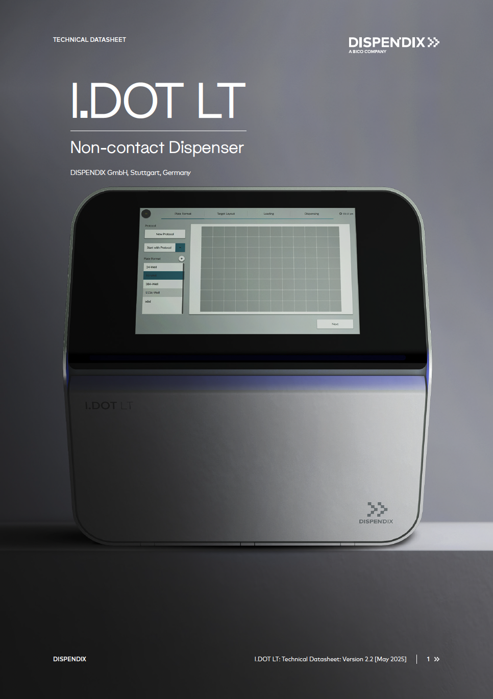 DISPENDIX I.DOT LT Non-Contact Dispenser